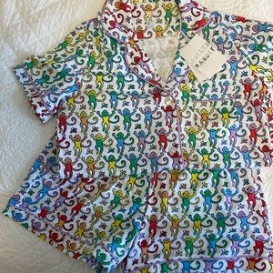 Roller Rabbit Disco Monkey Polo Pajamas